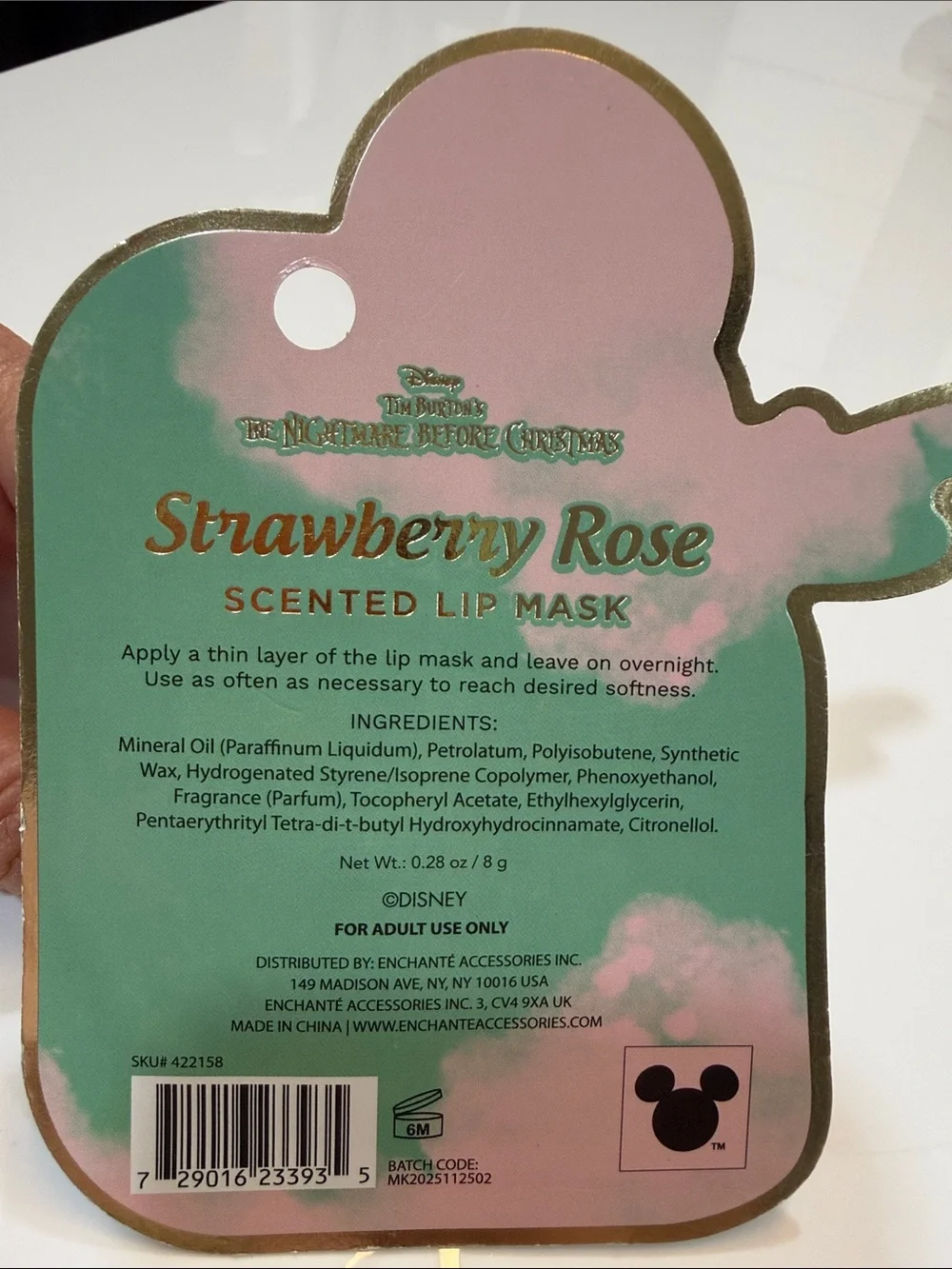 Nightmare Before Christmas Scented Lip Mask combo